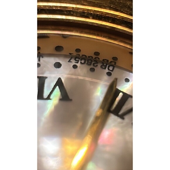 Dumont Saab Watch Gold Stainless Steel  Water Resist Beige Quartz DR 28057 - Picture 9 of 16